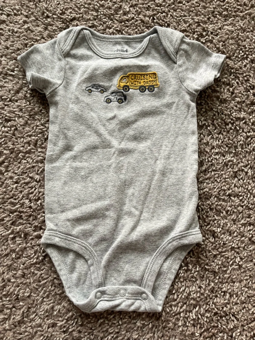 Mixed Baby Boy Bodysuit Lot - Dinosaurs, Stripes & Trucks - Multi